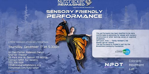 Nutcracker Reimagined - Sensory Friendly Performance