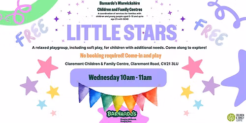 Little Stars (SEND) - Claremont CFC - NO BOOKING REQUIRED