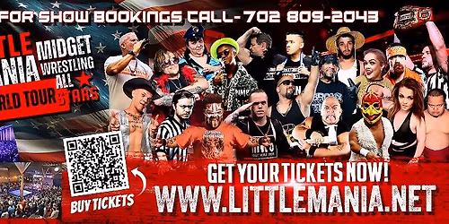 Prescott Valley, CA - Little Mania Midget Wrestling @ Warehouse Event Center