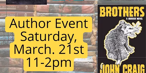 March Author Event! 