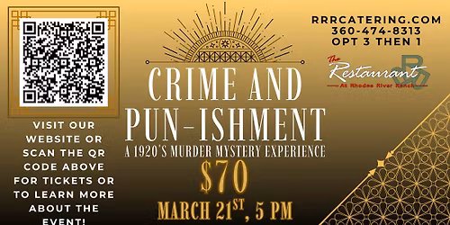 Crime and Pun-ishment, A 1920's Murder Mystery Experience