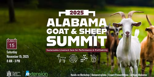 2025 Alabama Goat and Sheep Summit