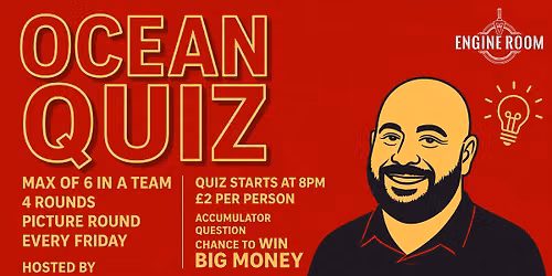 Ocean Quiz Night with Tony Derges