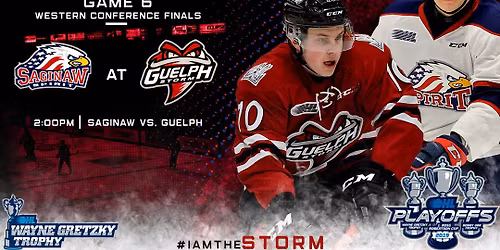 Guelph Storm at Saginaw Spirit at Dow Event Center