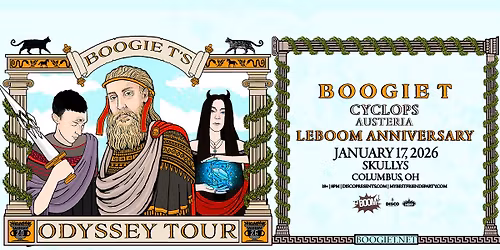 BOOGIE T \/ CYCLOPS \/ AUSTERIA @ LeBOOM ANNIVERSARY 1\/17\/26 SKULLYS MUSIC-DINER