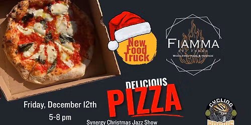 NEW FOOD TRUCK: Fiamma Pizza at Cycling Brews with LIVE CHRISTMAS JAZZ show!