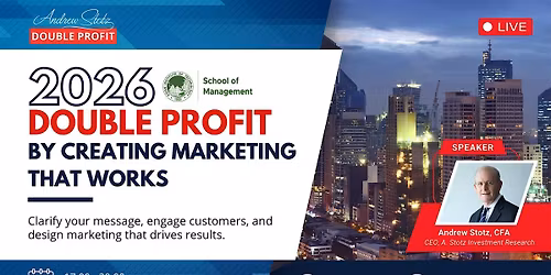 DOUBLE PROFIT by Creating Marketing That Works