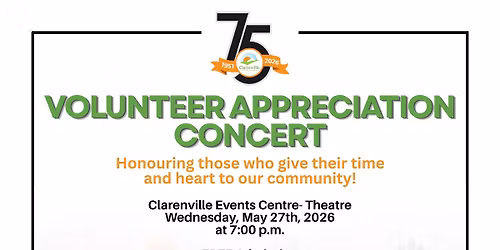 Volunteer Appreciation Concert