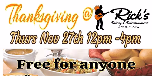 Thanksgiving at Rick's 