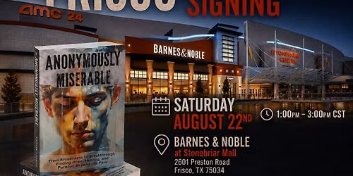 Barnes & Noble Stonebriar Mall Book Signing Tour