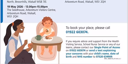 Walsall Introduction to Solid Foods Workshop