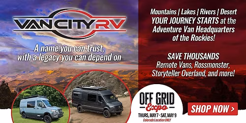 Van City RV\u2019s Off-Grid Adventure Expo
