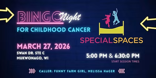 Bingo Night for Childhood Cancer through Special Spaces