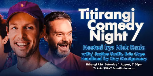 Titirangi Comedy Night - with Guy Montgomery