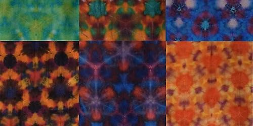 Dye a Shibori silk scarf (studio)
