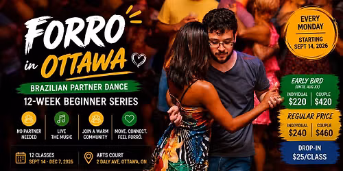 Discover Forr\u00f3: Brazilian Partner Dance Classes in Ottawa