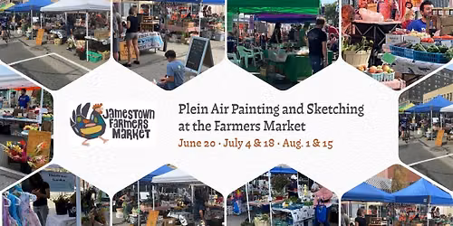 Plein Air Painting and Sketching at the Farmers Market