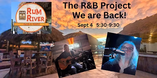 Join us for a night on the river with awesome food, great music and wonderful sunsets on the River