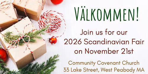 2026 Scandinavian Fair at Community Covenant Church