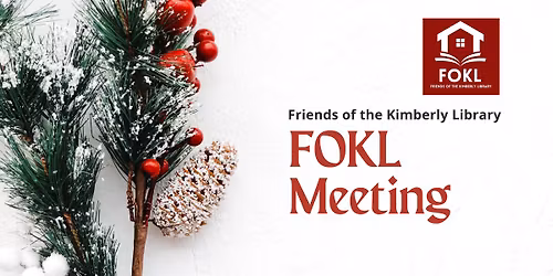 Winter Friends of the Library Meeting