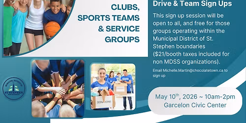 Community Membership Drive and Team Sign-Ups