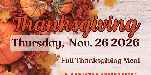 Thanksgiving Dinner Aboard the Barbara Lee