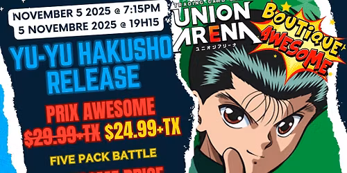 Union Arena - Yu Yu Hakusho Release Event