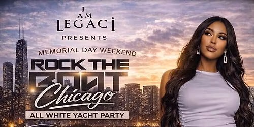 Rock The Boat Chicago All White Yacht Party Memorial Day Weekend 2026