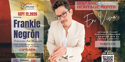 Frankie Negr\u00f3n En Vivo Hispanic Heritage Month 50th Anniversary Concert 
