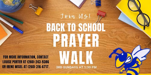 Angola Middle School Prayer Walk
