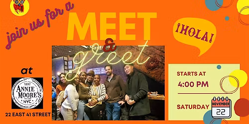 Have Fun Speaking Spanish and Making New Amigos - Meet & Greet in NYC