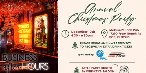 Annual Christmas Party w\/ After Party!