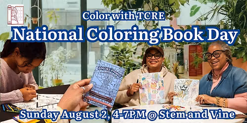 National Coloring Book Day Party