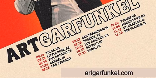 Art Garfunkel What a wonderful world - celebration concerts Tour 2026