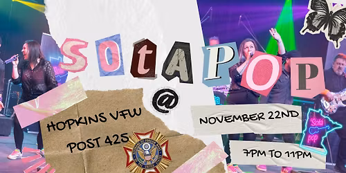 Sota Pop returns to the Hopkins VFW!