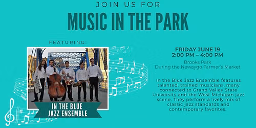 Music in the Park: In the Blue Jazz Ensemble