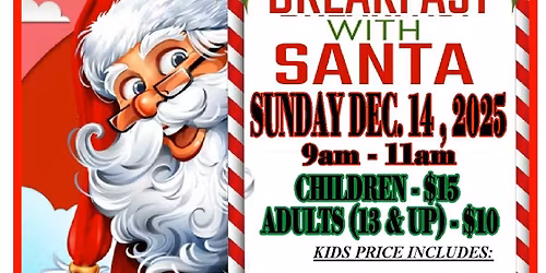 Breakfast with Santa at Post 982 Unity Twp American Legion...Pipetown