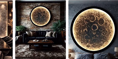 Moon Wall Art w\/Personalized Photo