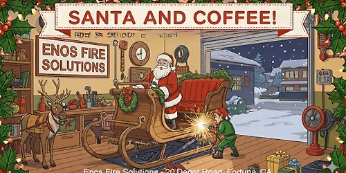 Santa and Coffee @ Enos Fire Solutions