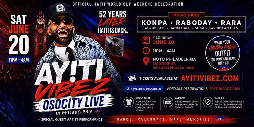 AYITI VIBEZ: OSOCITY LIVE IN PHILADELPHIA