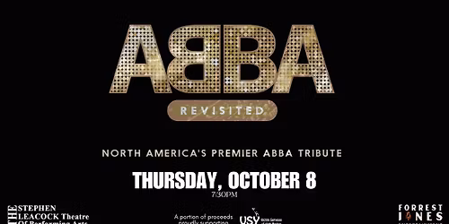 ABBA REVISITED - GEORGINA - THURSDAY OCTOBER 8TH - BACK THIS FALL BY POPULAR DEMAND