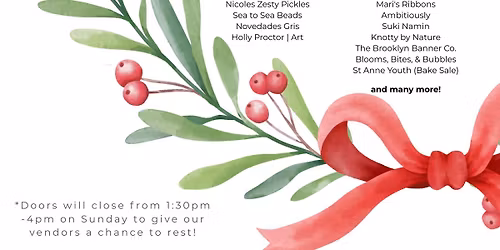 Second Annual Pop Up Christmas Market