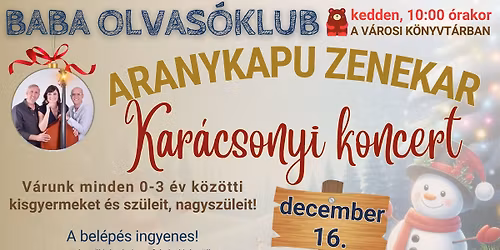 Aranykapu Zenekar - Kar\u00e1csonyi koncert