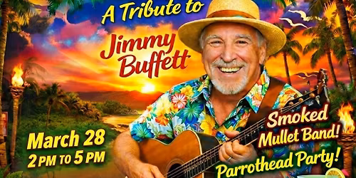 Ugly Hawaiian Shirt Party at tribute to Jimmy Buffett by Smoked Mullet Band and friends