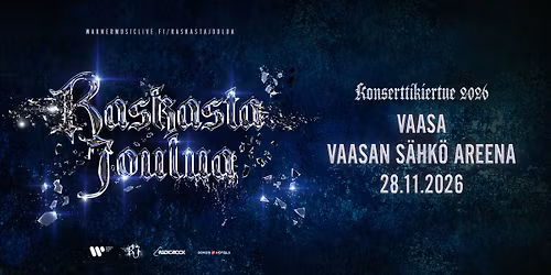 Raskasta Joulua \/\/ 28.11.2026 Vaasan S\u00e4hk\u00f6 Areena