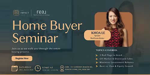 Home Buyer Seminar - Toronto