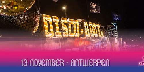 DISCO-BOOT Antwerpen UITVERKOCHT