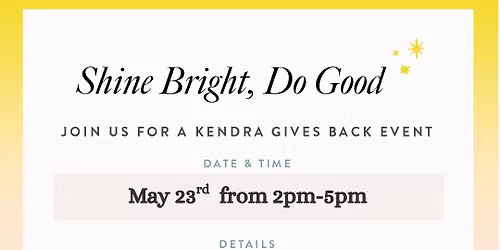 Kendra Scott Give Back Event