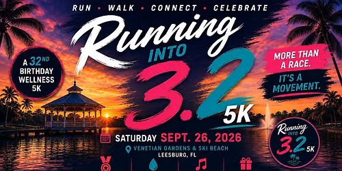 Running into 3.2 5K Wellness Event