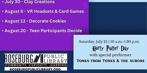 Summer Reading Teen Programs
